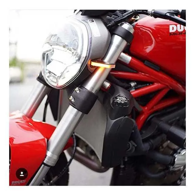 【並行輸入品】 ニューレイジサイクル 08-14 Ducati Monster 696 ロードEQ付フロントウインカー Ne 取寄せ T14 696-FS