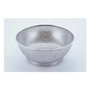 ボール・バット 18-8水切ざる ステンレス 21cm [22.5φ x 8.5cm] ST (7-966-7) 料亭 旅館 和食器 飲食店 業務用