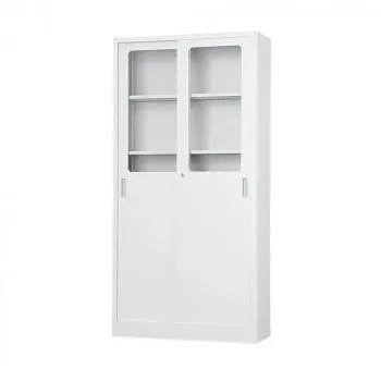 豊國工業 36型コンビ引戸書庫 TS-36SG CN-85色(ホワイトグレー)