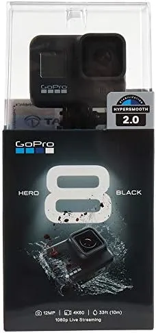 【中古】GoPro HERO8 Black ゴープロ ブラック ヒーロー8 ブラック ウェアラブル アクション カメラ CHDHX-801-FW カメラ 中古 人気 おすすめ 高画質
