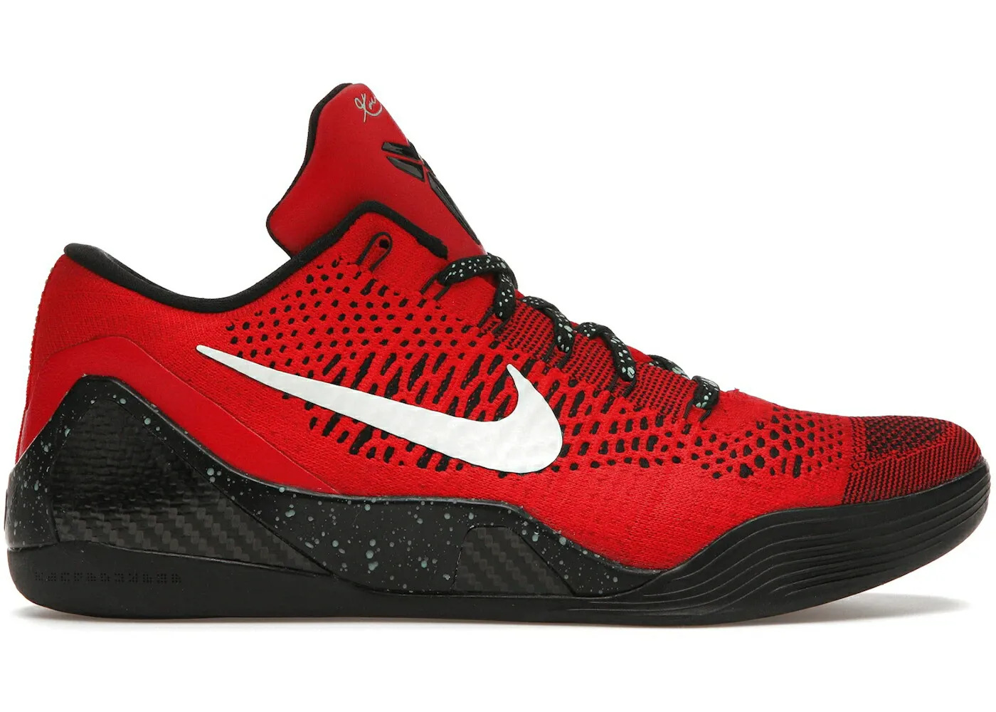 ナイキ コービー エリート 赤 レッド 黒色 ブラック スニーカー メンズ NIKE KOBE 9 ELITE LOW UNIVERSITY RED / UNIVERSITY RED BLACK