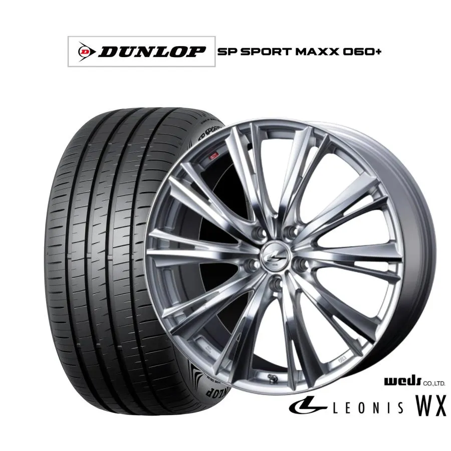 サマータイヤ ホイール4本セット ウェッズ レオニス WX ダンロップ SP SPORT MAXX 060+ 225/45R19