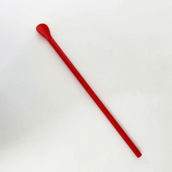 (10000点) かき氷用品 スプーンストロー φ7×210mm 裸 赤 羽柴化成工業 00403338