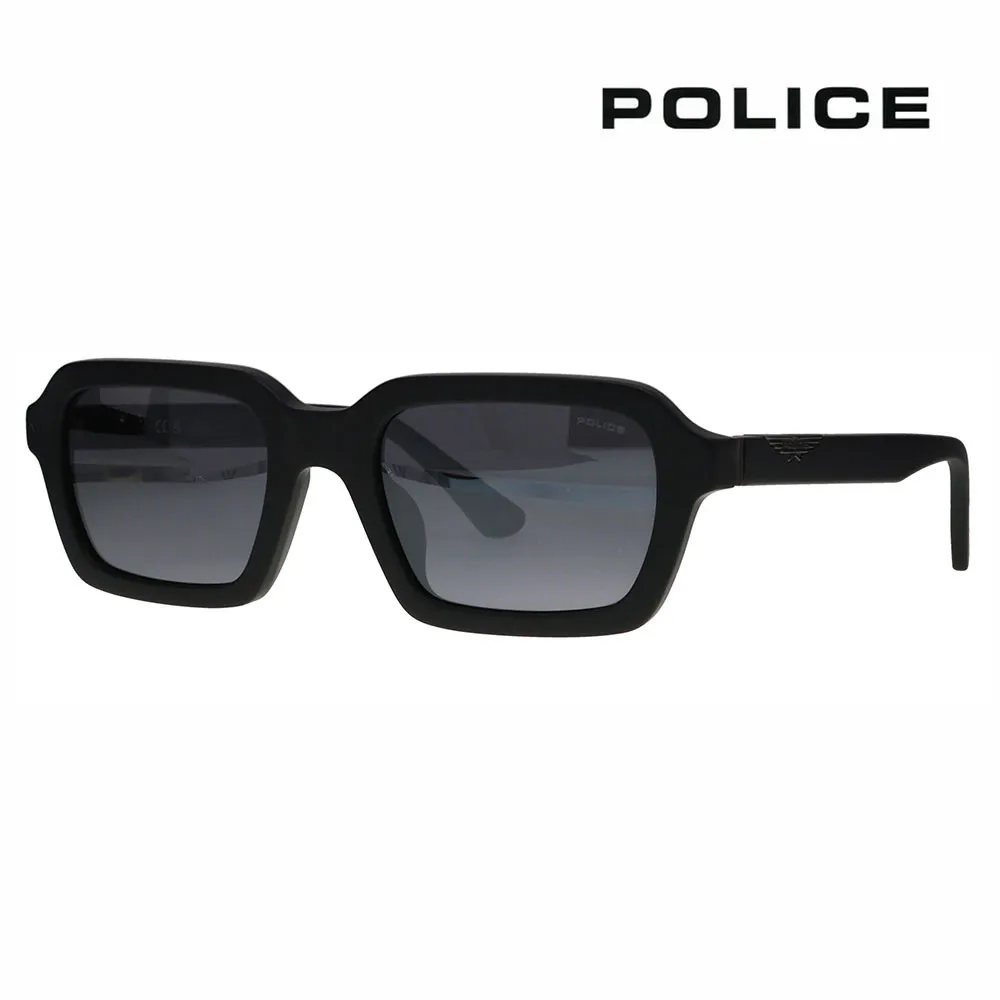 【正規品販売店】ポリス サングラス 伊達メガネ SPLL14 703X 53 POLICE 2025年モデル Heritage ヘリテージ Origins57 オリジンズ57 ユニセックス スクエア セル ミラーレンズ