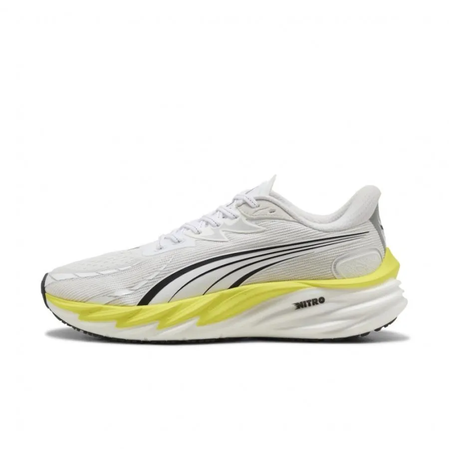 プーマ ヴェロシティ ニトロ 4 AP 312635 メンズ 陸上/ランニング ランニングシューズ : ホワイト×イエロー PUMA