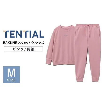ふるさと納税 BAKUNE スウェット ウィメンズ ピンク/パジャマMサイズ テンシャル パジャマ TENTIAL[ACAD062] 長崎県大村市