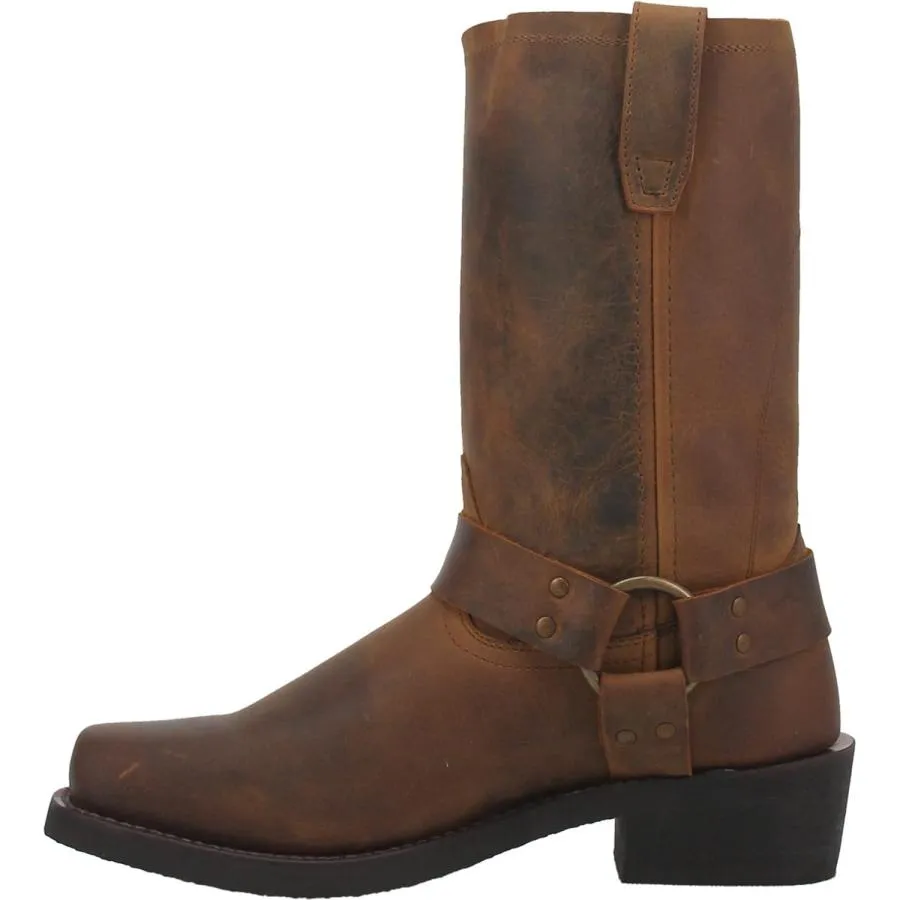 【並行輸入品】Dingo Mens Dean Harness Cowboy Boots Leather Dark Brown 14 EW