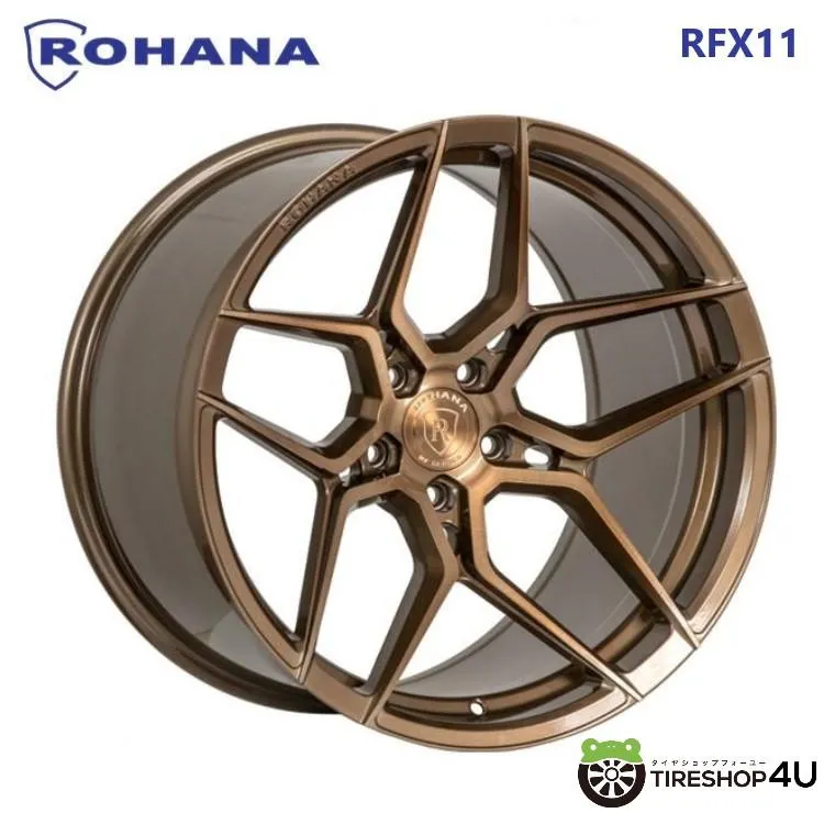 ROHANA RFX11 20x9.0J 5/114.3 +35 ブラッシュドブロンズ 新品ホイール1本価格 【代引き不可】