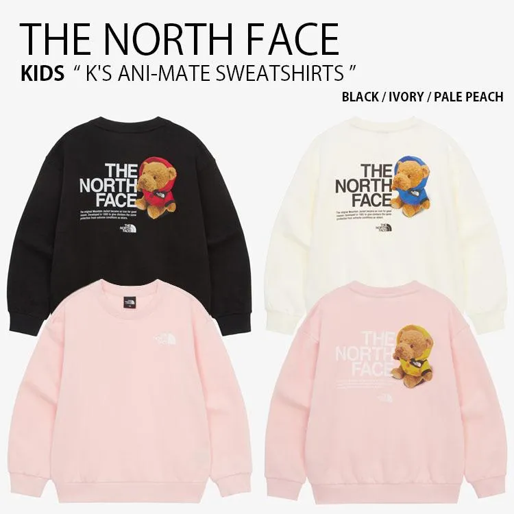 THE NORTH FACE ノースフェイス キッズ スウェット K'S ANI-MATE SWEATSHIRTS アニマルメイト スウェットシャツ トレーナー 長袖 子供用 NM5MR06S/T/U