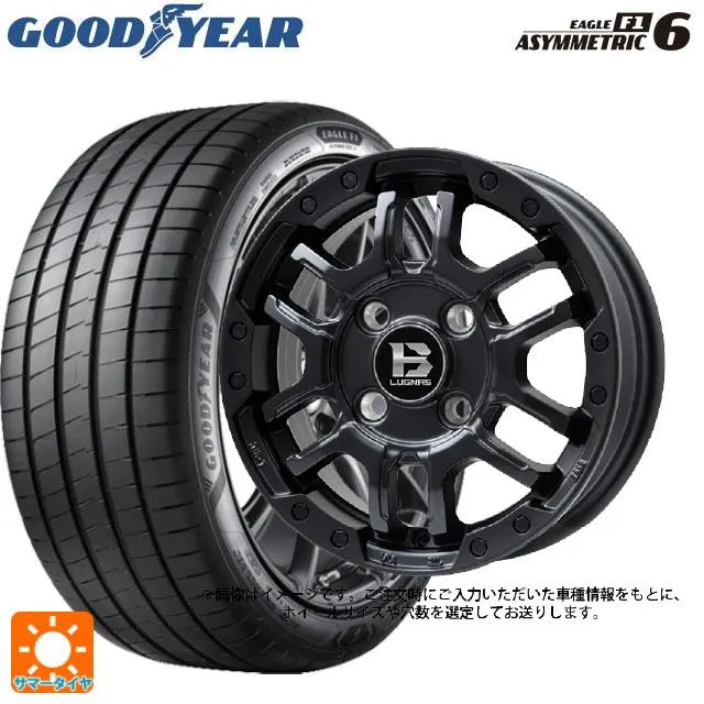 送料無料 サマータイヤホイールセット 225/55R17 97Y グッドイヤー イーグル F1 アシメトリック6 ビックウェイ ビーラグナス エフアー