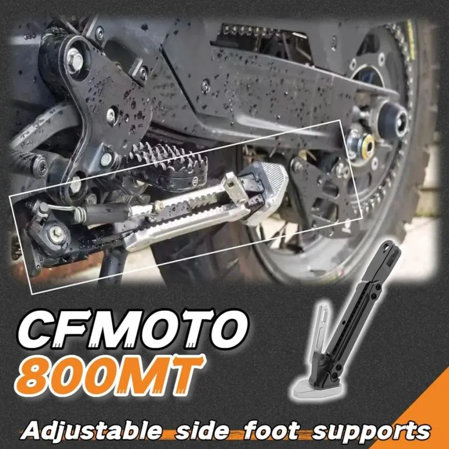 並行輸入品 CFMOTO 800MT用 サイドレッグ シート高低下アッパー サイドパーキングレッグ