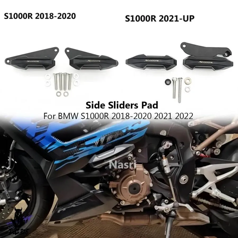 【互換品】 BMW S1000R 2018-2022用 バイクフレーム スリップオン止めパッド 落下防止用接着剤 社外製