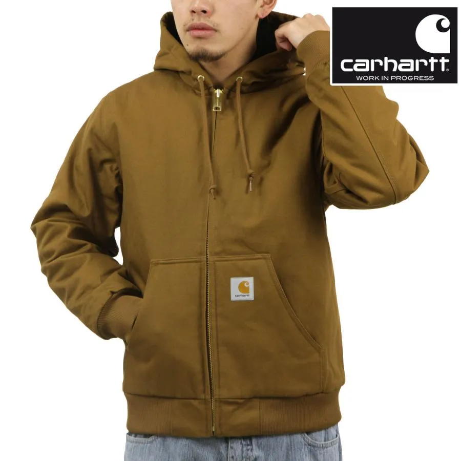 カーハート メンズ アクティブジャケット 正規品 CARHARTT WIP アウター ジップアップ ジャケット ACTIVE JACKET HAMILTON BROWN RIGID I023083 HZ01