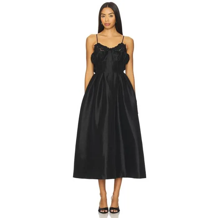 Kika Vargas 【 Theresa Dress Women Black 】 ドレス レディース 黒色 ブラック