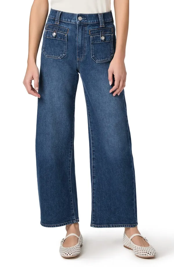 ペイジ レディース ボトムス デニムパンツ ハイウエスト アンクル ジーンズ PAIGE Arellia Button Patch Pocket High Waist Ankle Barrel Jeans Paradox