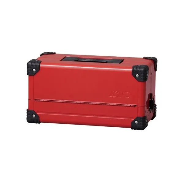 440x233x230mm 両開キ工具箱(レッド) EA504AD-3 1個【2506DFD_3】