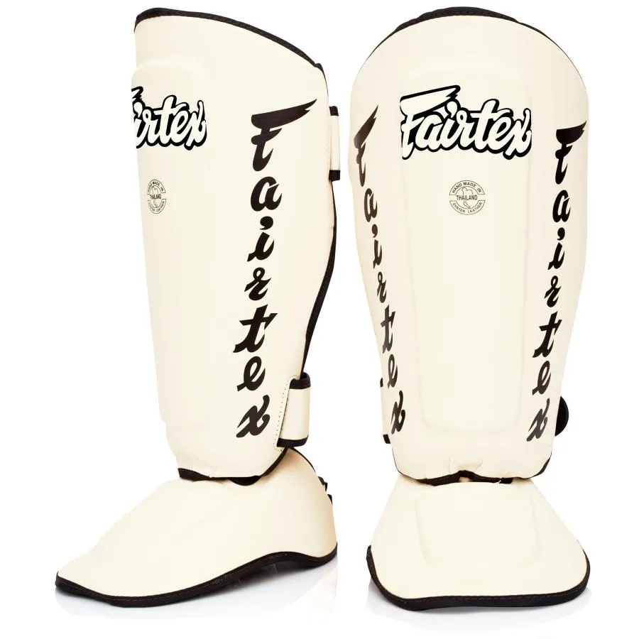 Fairtex SP7 ムエタイ シンガード レガース Sサイズ ホワイト