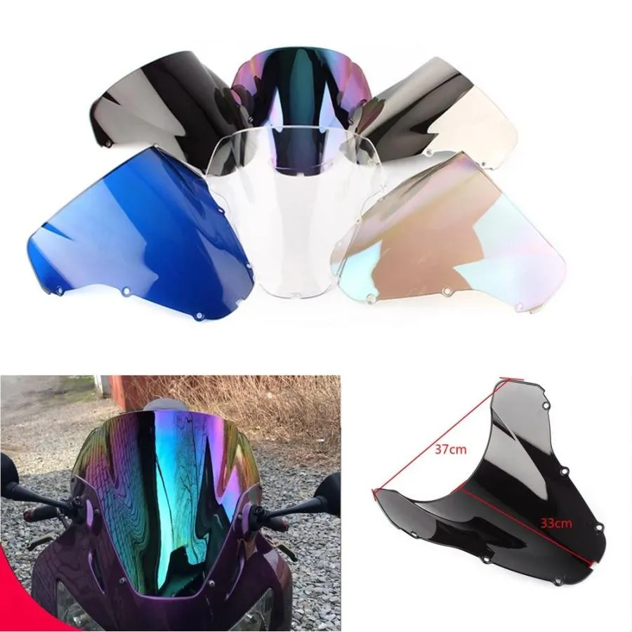並行輸入品 フロントガラスデフレクター ダブルバブル フロントガラス ホンダcbr 900 929 rr 2000 2001 cbr929 cbr929rrcbr900rr