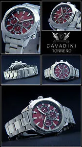 【送料無料】腕時計 クロノグラフローマワインレッドtorrero exclusive herrn chronograph luxus pur rmisch ziffern wein rot neues mo