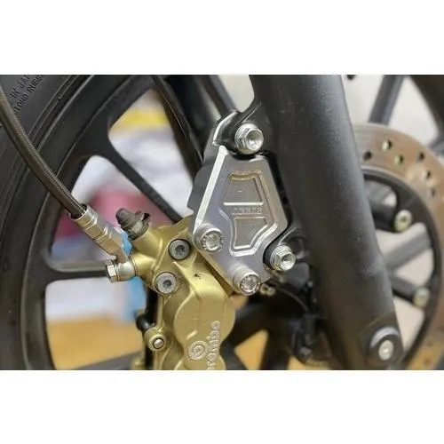AGRAS アグラス フロントキャリパーサポート アルマイトカラー：ブラック GB350 HONDA ホンダ キャリパーサポート・ブラケット ブレーキ