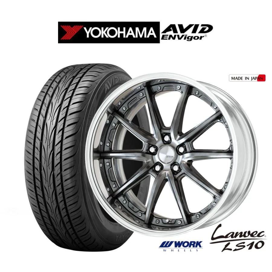 サマータイヤ ホイール4本セット ワーク ランベック LS10 ヨコハマ AVID エンビガー (S321) 235/40R19