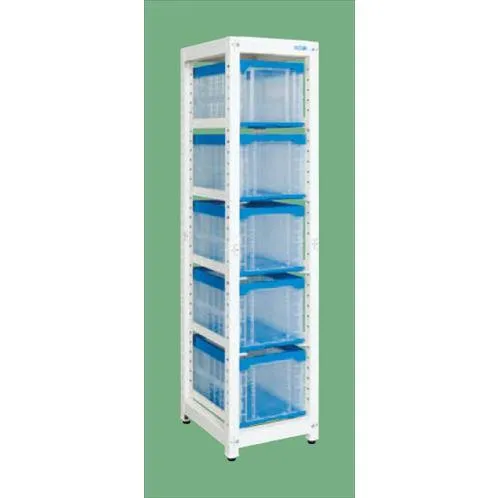 【直送品】 サカエ マルチプルラック コンテナ収納タイプ(単体) MR-40BL (140673) 【大型】