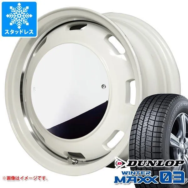 スタッドレスタイヤ ダンロップ ウインターマックス03 WM03 165/65R15 81Q ガルシア シスコムーン 4.5-15