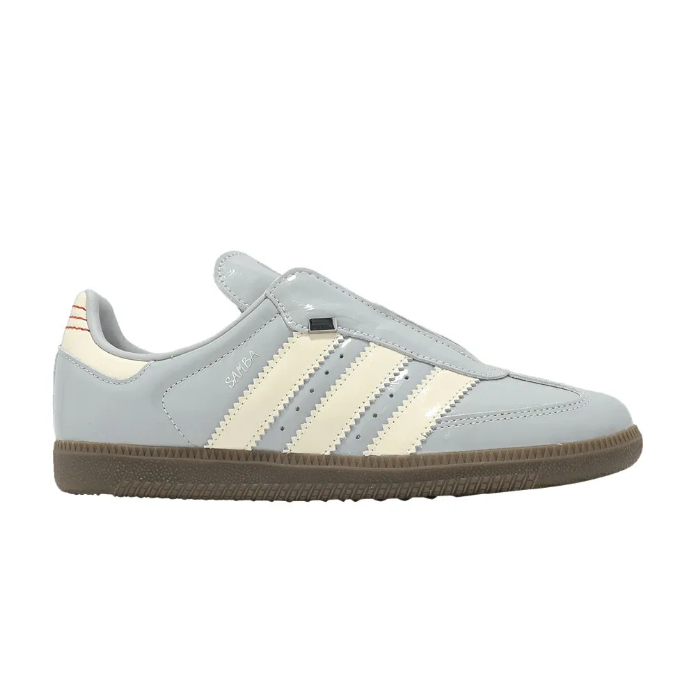 アディダス サンバ 銀色 シルバー 白色 ホワイト MATTE PATENT スニーカー メンズ ADIDAS SAMBA OG SILVER / MATTE SILVER CHALK WHITE BETTER