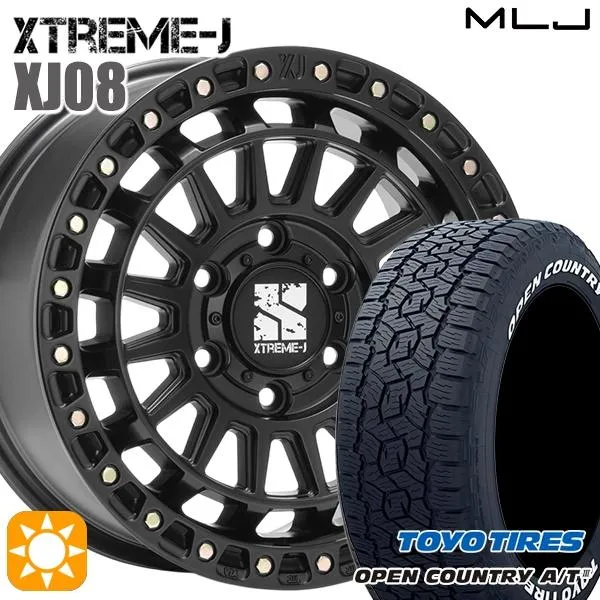 サマータイヤ ホイール4本セット 265/70R17インチ 6H139.7 MLJ エクストリームJ XJ08 SB トーヨー オープンカントリー A/T III (A/T3)