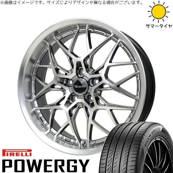 クラウン カムリ 225/45R18 ホイールセット | パワジー \u0026 プレシャス アストM5 18インチ 5穴114.3