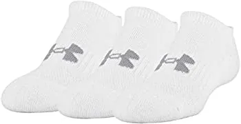 【中古】【輸入品・未使用】Under Armour ユース トレーニング コットン ノーショウソックス Shoe Size: 0-4 ホワイト