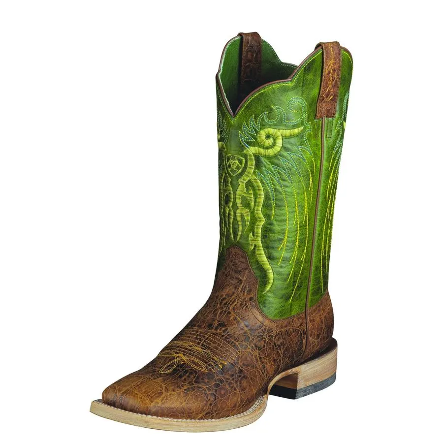 【並行輸入品】Ariat メンズ メステノ ウェスタンカウボーイブーツ US サイズ: 10.5 カラー: ブラウン Ariat Mens Me