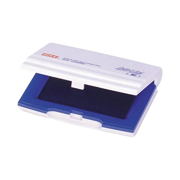 マックス 瞬乾スタンプ台 小形 藍紙箱入 SA-103SEカミバコ 1セット（10個） 文具 オフィス用品 印鑑 スタンプ 朱肉