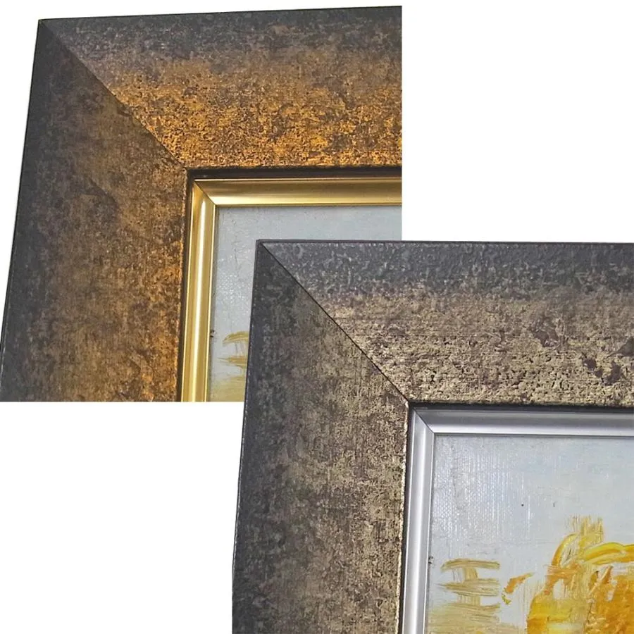 ポンペイ・LT面金仕様 UVアクリル付 /409×606(M12)のキャンバス・パネル用(厚さ24ミリ以下) /裏板付き 箱無し