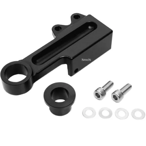 【メーカー在庫あり】 1470055B アクティブ ACTIVE リアキャリパーサポート ブレンボ40mmピッチ 左側用\u0026STDローター径 08年-10年 XL1200、XL883 黒 HD店