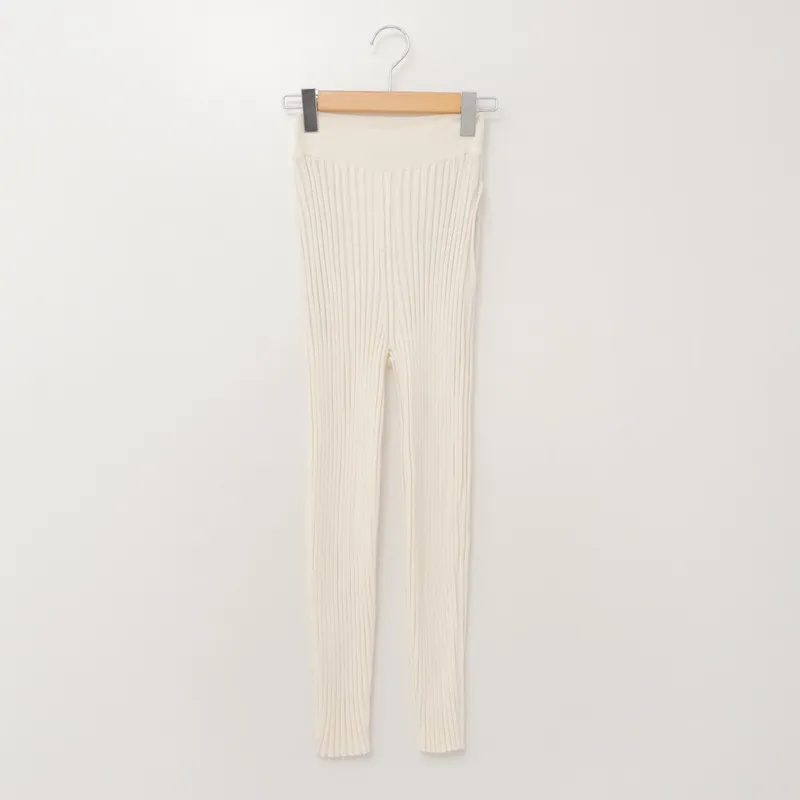 ■未使用品■Stella McCartney ステラマッカートニー パンツ サイズ34 ニットパンツ ハイウエスト ホワイト イタリア製 20240507/GP7380