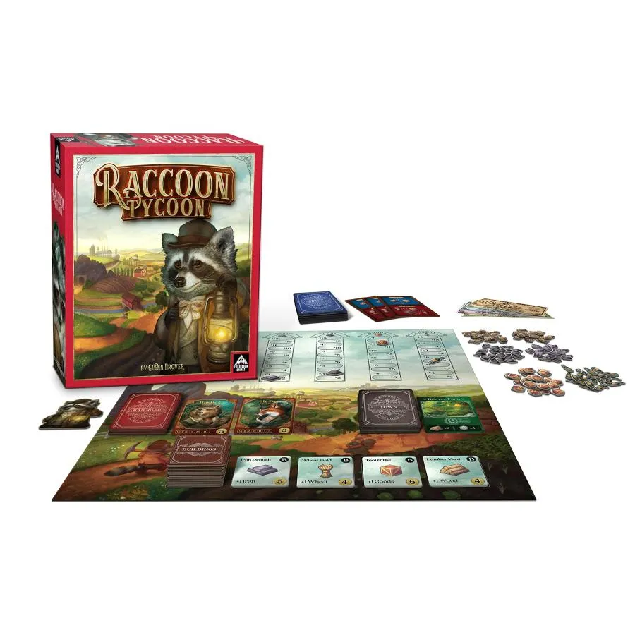 Forbidden Games - Raccoon Tycoon (Standard Edition) - Board Game