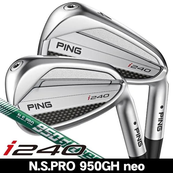 ピン PING i240 アイアン 単品 （#3/#4/#5/UW） N.S.PRO 950GH neo エヌエス プロ 950 ジーエイチ ネオ 右利き用 日本正規品