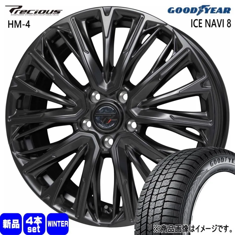 LEXUS GS カムリ マークX  グッドイヤー 235/45R18 94Q ICE NAVI 8 冬用 スタッドレスタイヤ Precious HM-4