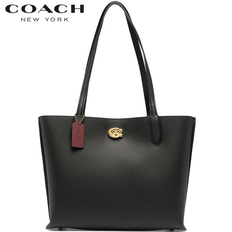 コーチ COACH バッグ C0689 新作 トートバック ブティックライン COACH ウィロウ トート ブラック