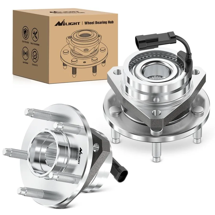 【並行輸入品】Nilight Front Wheel Hub and Bearing Assembly for Chevrolet Malib