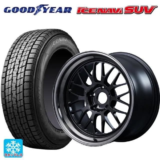 送料無料 スタッドレスタイヤホイールセット 2025年製 215/50R18 92Q グッドイヤー アイスナビ SUV # レイズ ボルクレーシング