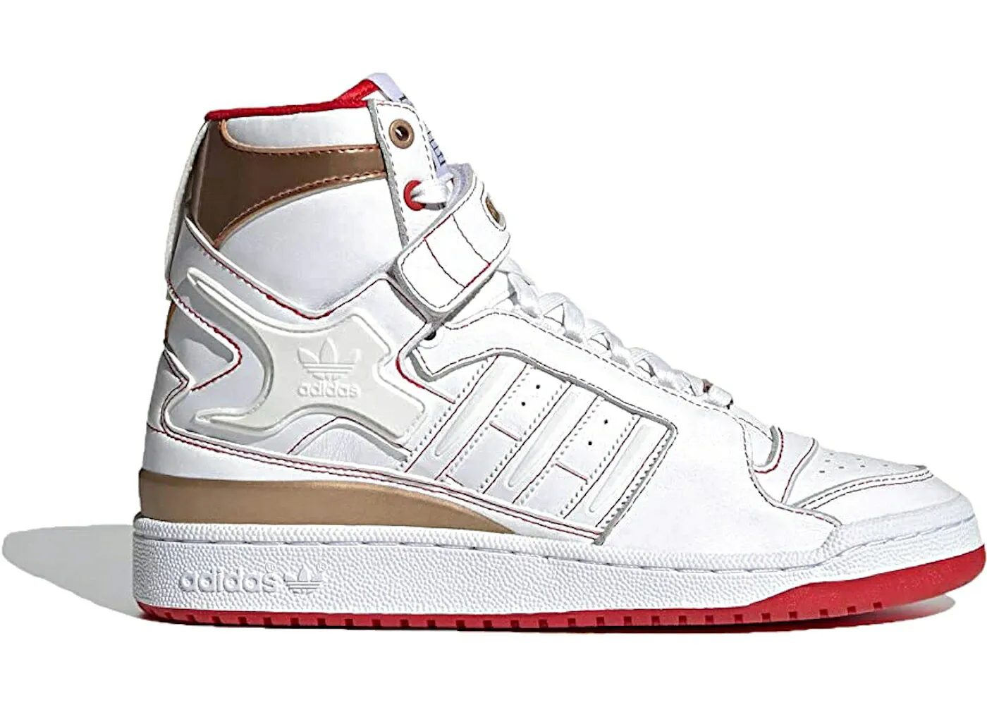 アディダス フォーラム ハイ 白色 ホワイト ゴールド 赤 レッド スニーカー メンズ ADIDAS FORUM OG HIGH BATTLE OF THE GENERALS / FOOTWEAR WHITE GOLD RED