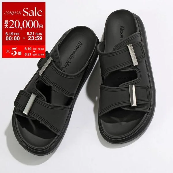 ALEXANDER MCQUEEN アレキサンダー・マックイーン サンダル 658063 W4Q51 レディース ハイブリッドスライド ラバー ロゴ 靴 靴 靴 1081