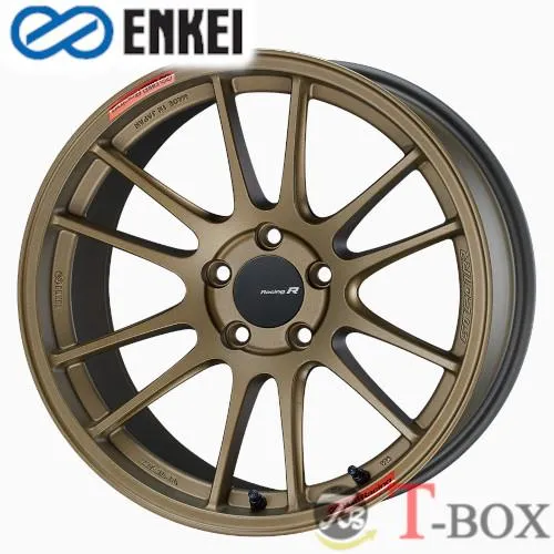 (4本セット価格) 18インチ 10.0J 5/114.3 ENKEI エンケイ Racing Revolution レーシングレボリューション GTC01RR TG チタニウムゴールド