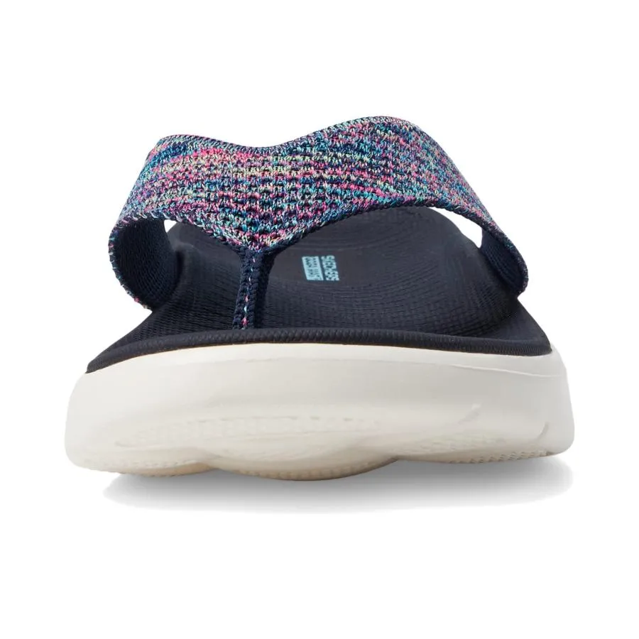 【並行輸入品】Skechers (スケッチャーズ) レディース Go Walk Flex サンダル Invoke ビーチサンダル, ネイビーマル
