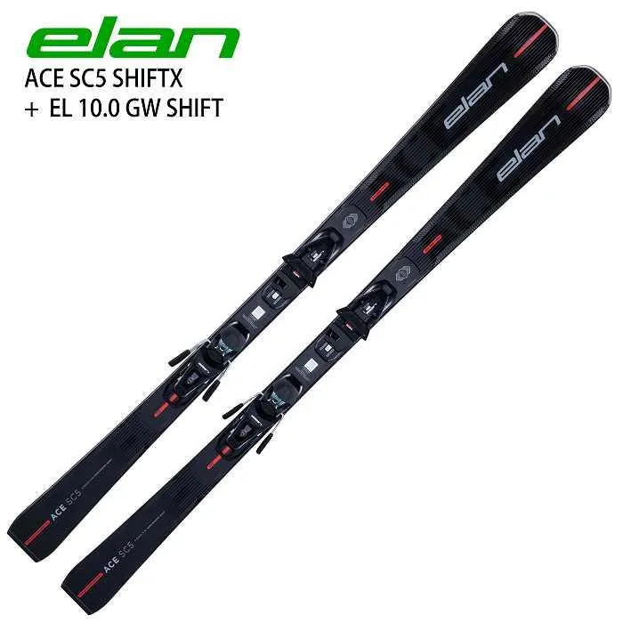 [特典付]エラン スキー板 2027 ELAN ACE SC5 SHIFTX + EL 10.0 GW SHIFT エース オールラウンド デモ 基礎 ビンディングセット 26-27