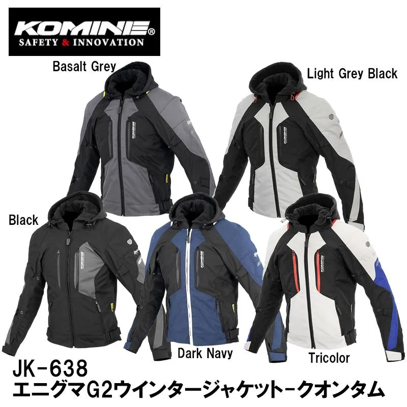 KOMINE コミネ JK-638 エニグマG2ウインタージャケット-クオンタム バイク用 07-638 JK638 防寒 プロテクター リフレクター