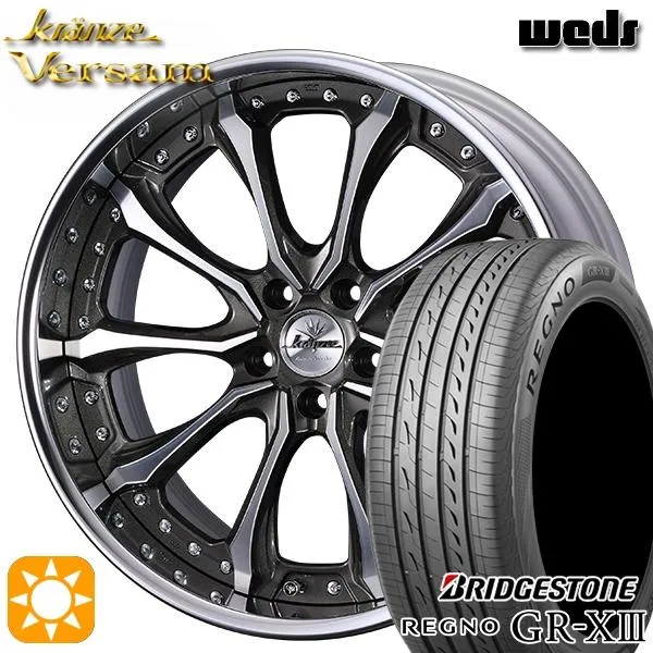 サマータイヤ ホイールセット 245/35R20インチ 5H114.3 ウェッズ クレンツェ ヴェルサム BP ブリヂストン レグノGRX3