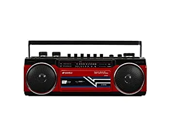 【中古-非常に良い】 SANSUI Bluetoothラジカセ【USB SDカードMP3再生対応】 SCR-B2【RD】